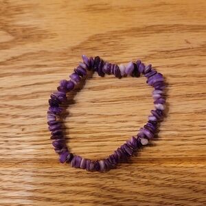 Chic Purple Stone Bracelet